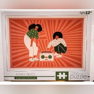 Funky Beats 1000 Piece Jigsaw Puzzle, Brand New-Sealed Box!